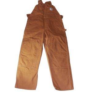 Carhartt Vintage bib overalls traditional duck 6FB size 36 x 30